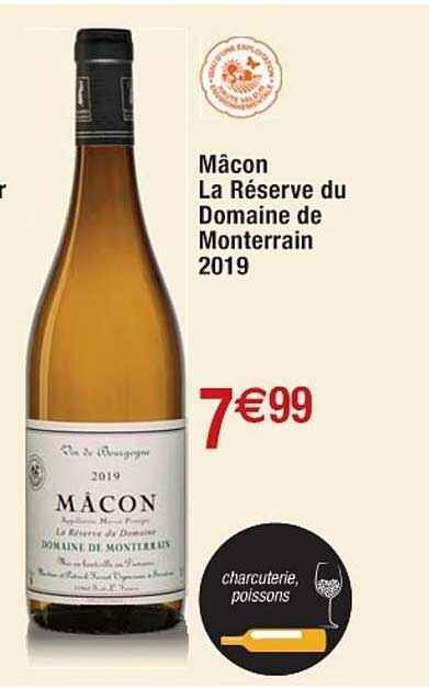 mâcon la réserve du domaine de monterrain 2019