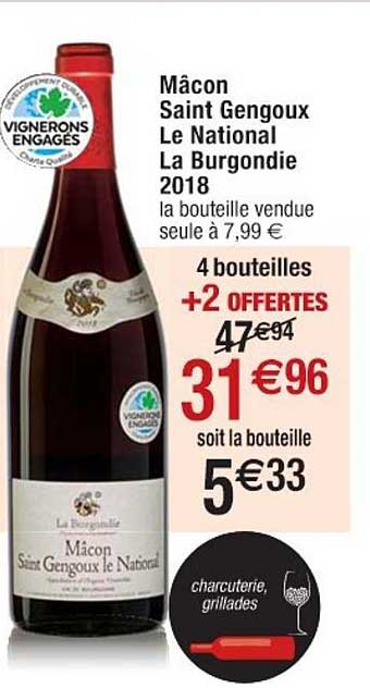 mâcon saint gengoux le national la burgondie 2018