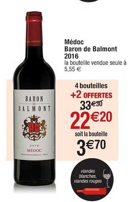 Médoc Baron De Balmont 2016