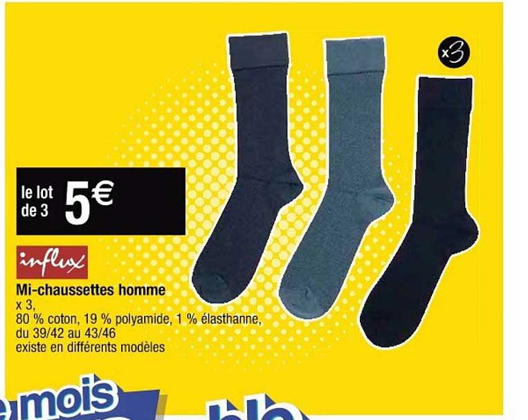 mi-chaussettes homme influx