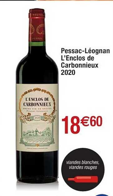 pessac-léognan l'enclos de carbonnieux 2020