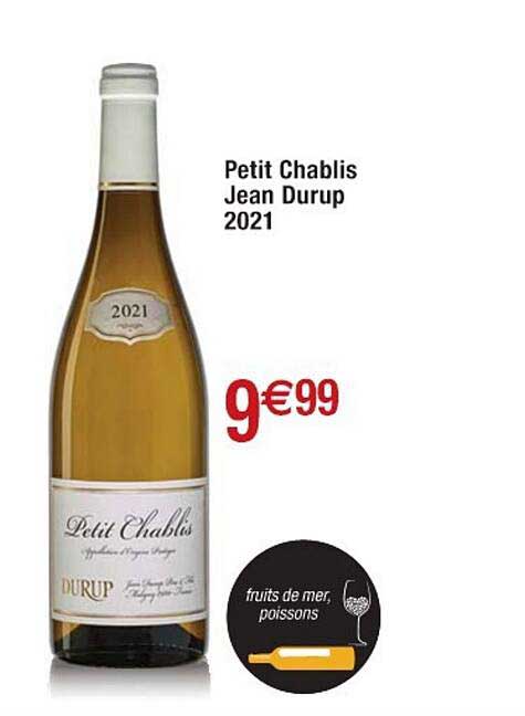 petit chablis jean durup 2021