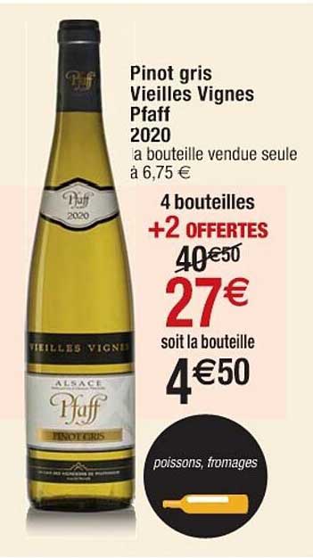 pinot gris vieilles vignes pfaff 2020