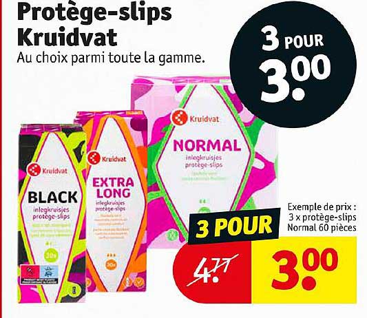 protège-slips kruidvat