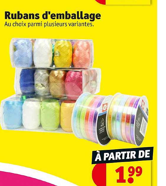 rubans d'emballage