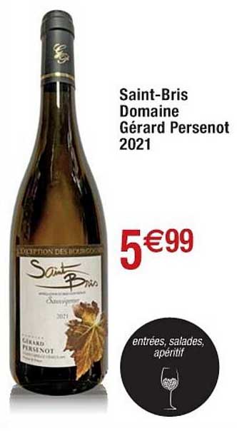 saint-bris domaine gérard persenot 2021
