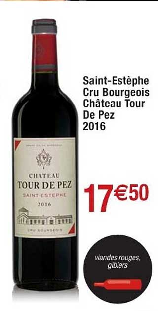 Saint-estèphe Cru Bourgeois Château Tour De Pez 2016