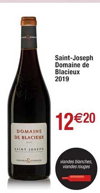 saint-joseph domaine de blacieux 2019