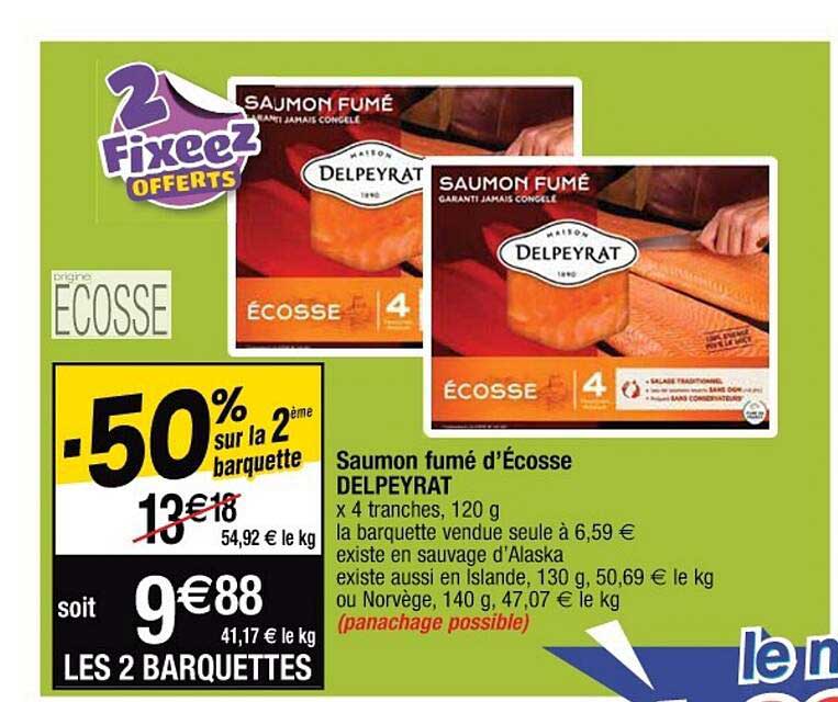 saumon fumé d'écosse delpeyrat