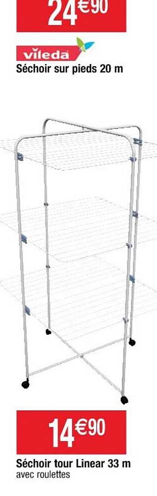séchoir tour linear 33 m