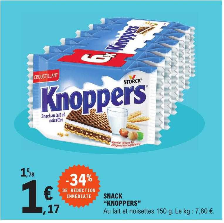 Snack "knoppers"