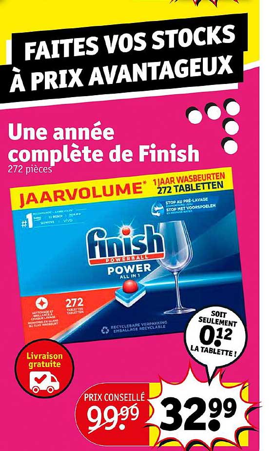 une année complète de finish