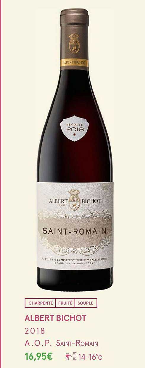 albert bichot 2018 a.o.p. saint-romain