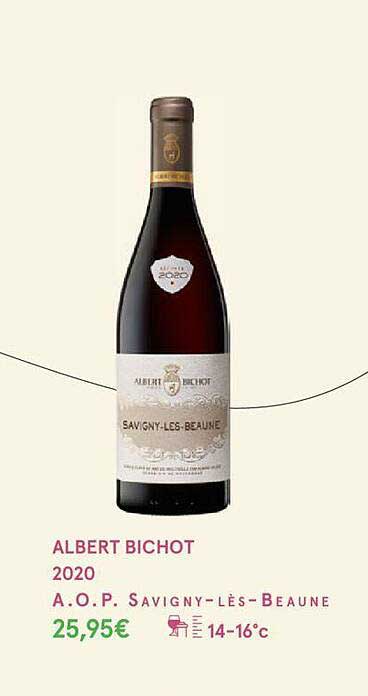 albert bichot 2020 a.o.p. savigny-les-beaune