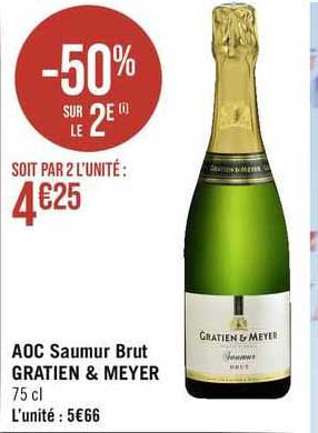 aoc saumur brut gratien & meyer