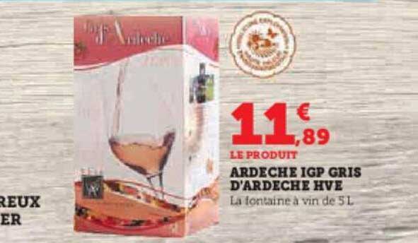 ardèche igp gris d'ardèche hve