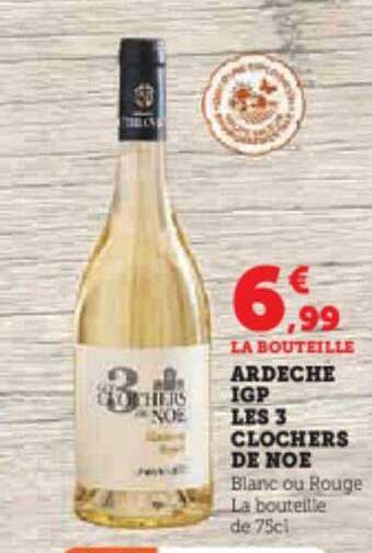 ardèche igp les 3 clochers de noé