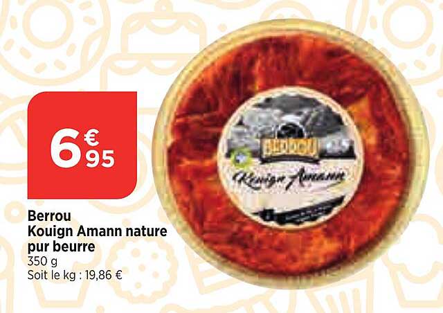 berrou kouign amann nature pur beurre