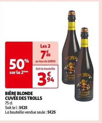 bière blonde cuvée des trolls