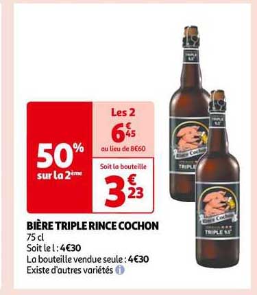 bière triple rince cochon