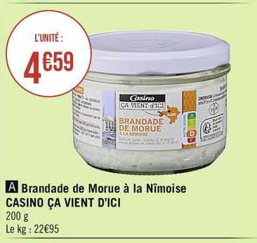 brandade de morue à la nîmoise casino ça vient d'ici