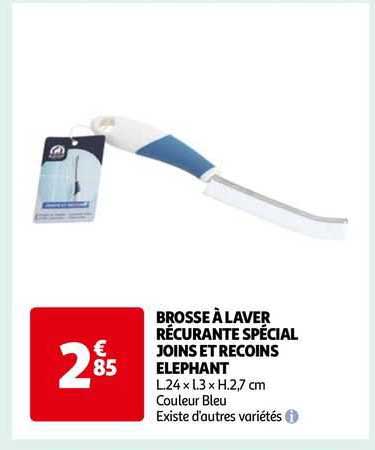 Brosse à Laver Récurante Spécial Joins Et Recoins éléphant