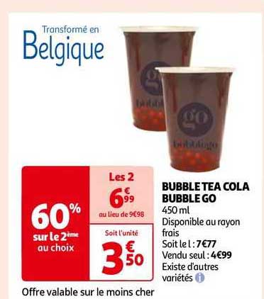 bubble tea cola bubble go