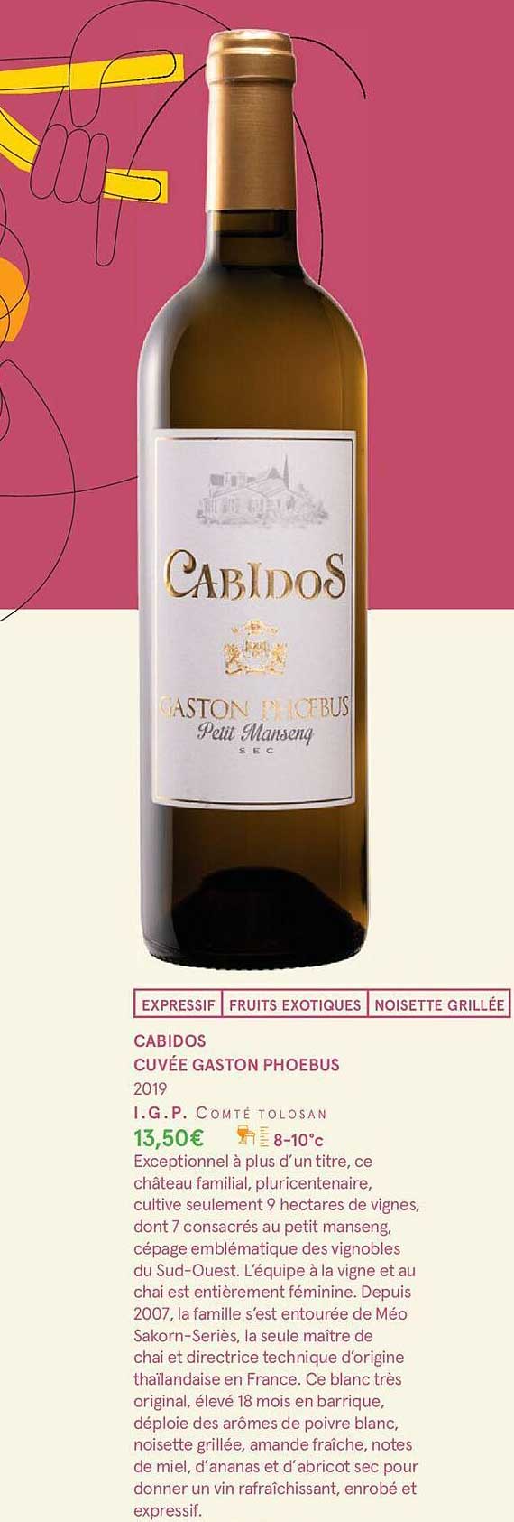 Cabidos Cuvée Gaston Phoebus