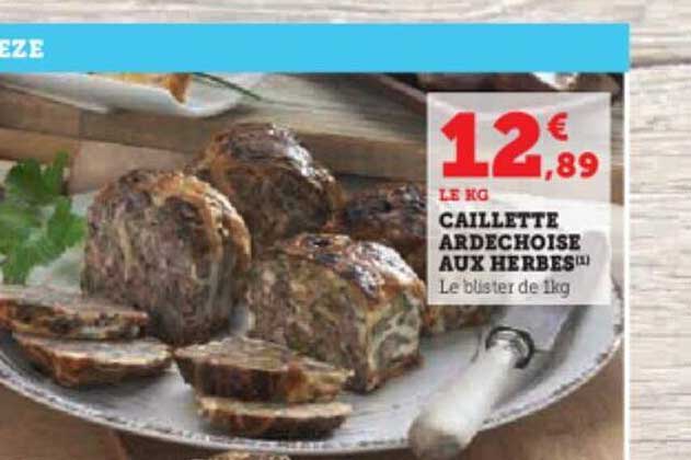 caillette ardechoise aux herbes