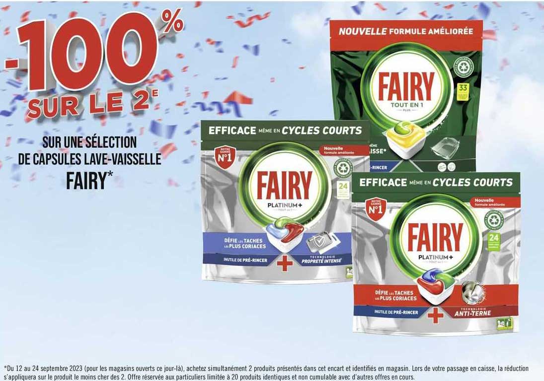 capsules lave-vaisselle fairy