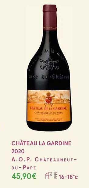 château la gardine 2020 a.o.p. châteauneuf-du-pape