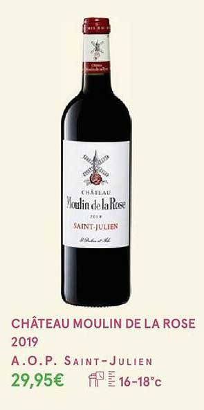 château moulin de la rose 2019 a.o.p. saint-julien