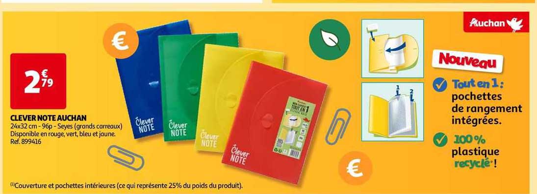 Clever Note Auchan