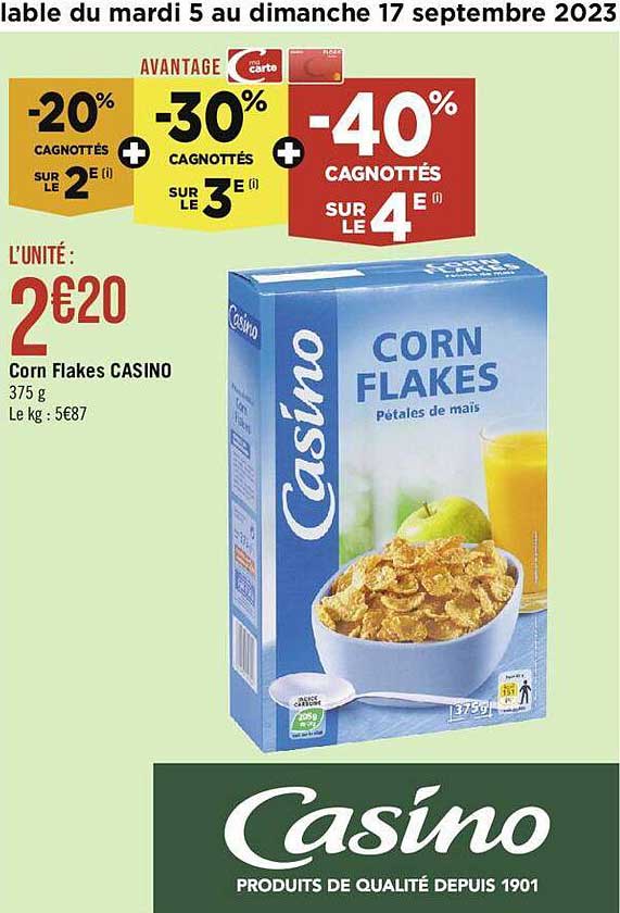corn flakes casino
