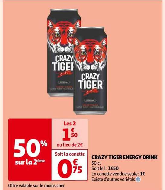 crazy tiger energy drink
