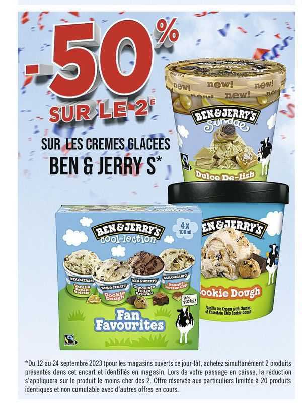 crèmes glacées ben & jerry s