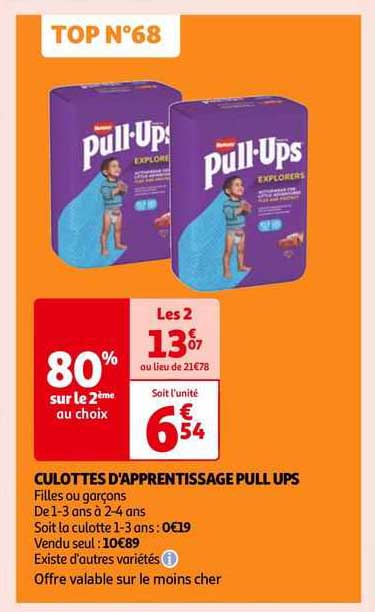 culottes d'apprentissage pull ups