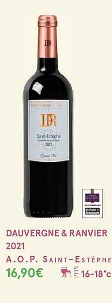 dauvergne & ranvier 2021 a.o.p. saint-estèphe