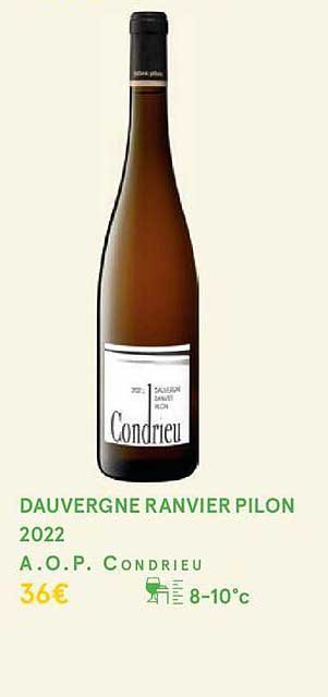 dauvergne ranvier pilon 2022 a.o.p. condrieu