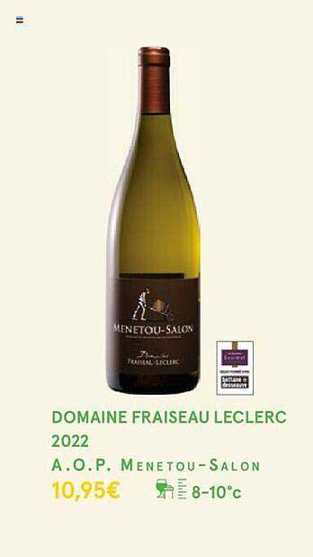 domaine fraiseau leclerc 2022 a.o.p. menetou-salon