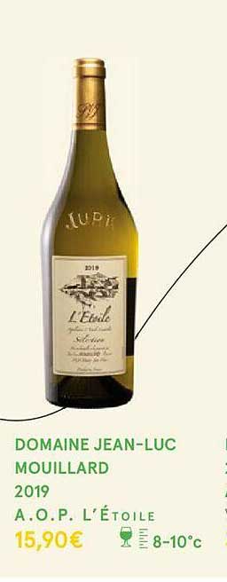 domaine jean-luc mouillard 2019 a.o.p. l'étoile