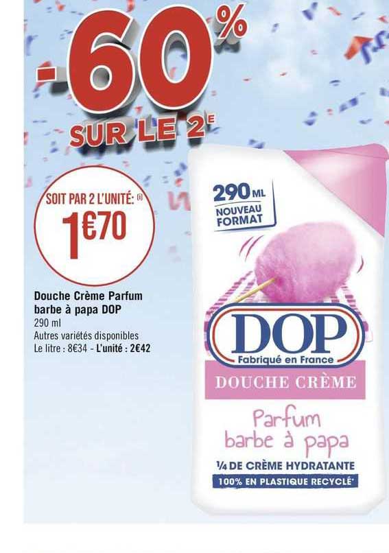 Douche Crème Parfum Barbe à Papa Dop