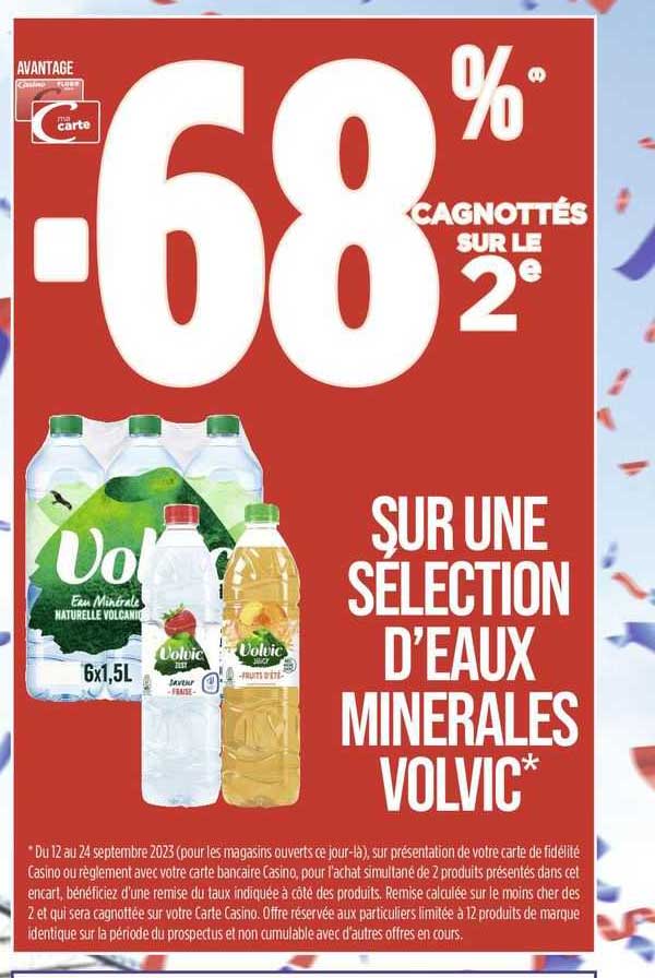 eaux minérales volvic