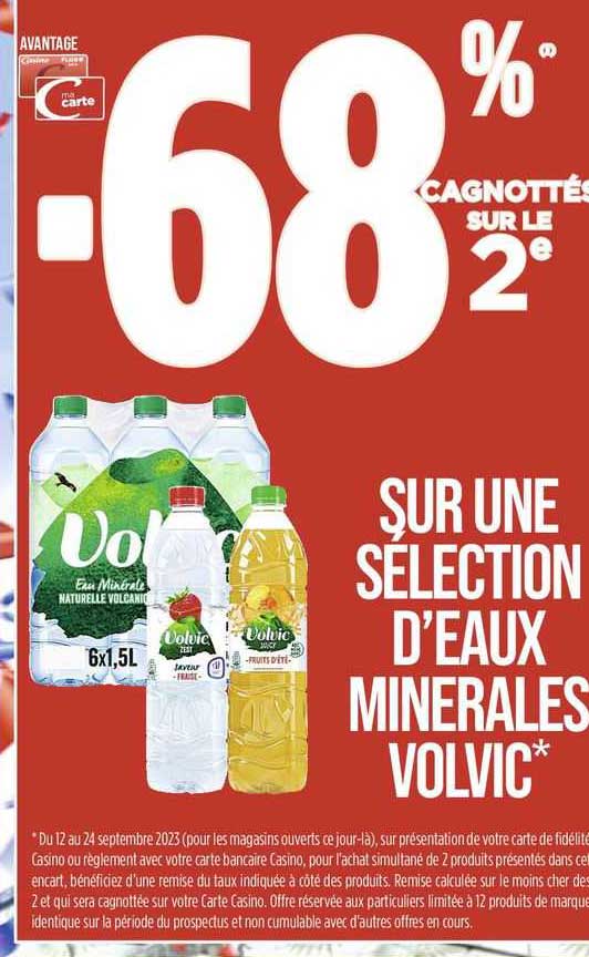 eaux minérales volvic