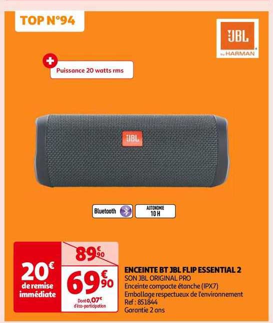 enceinte bt jbl flip essential 2