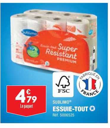 essuie-tout sublimo