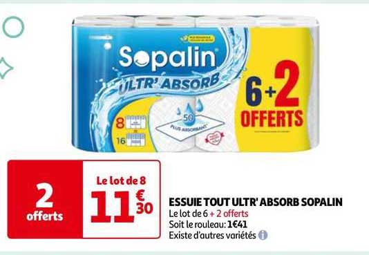 essuie tout ultr' absorb sopalin