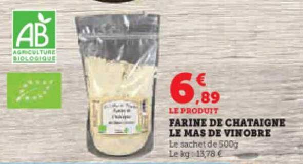 farine de châtaigne le mas de vinobre