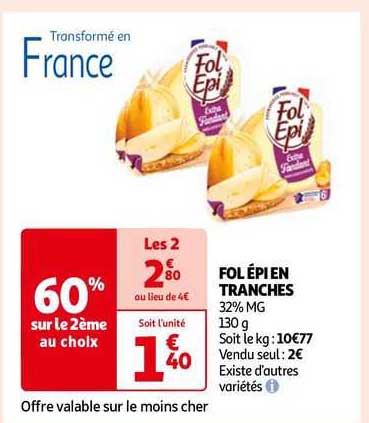 fol épi en tranches