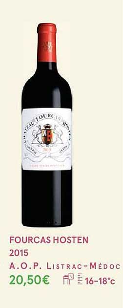 fourcas hosten 2015 a.o.p. listrac-médoc